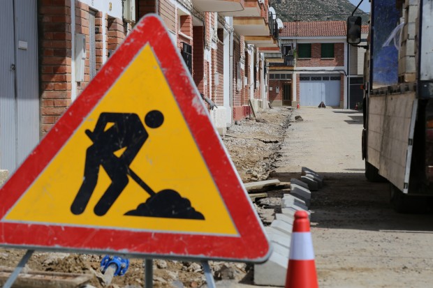 Obras calle P